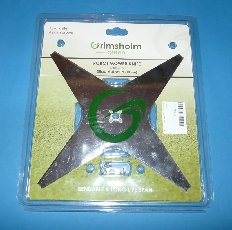 Grimsholm Ersatzmesser 29 cm, 4-Zahn, passend für Stiga Autoclip 5er-Serie
