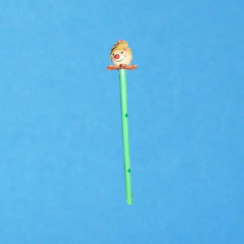 Buntstift Clown gelb-rote Mütze