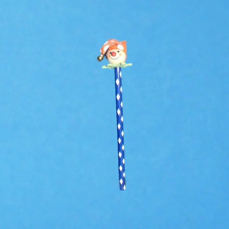 Buntstift Clown rot-weiße Mütze