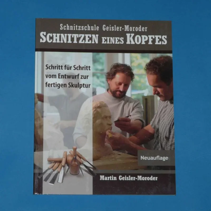 Buch Schnitzen eines Kopfes